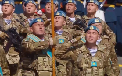 80 казахстанских военных приняли участие в Параде Победы в Москве