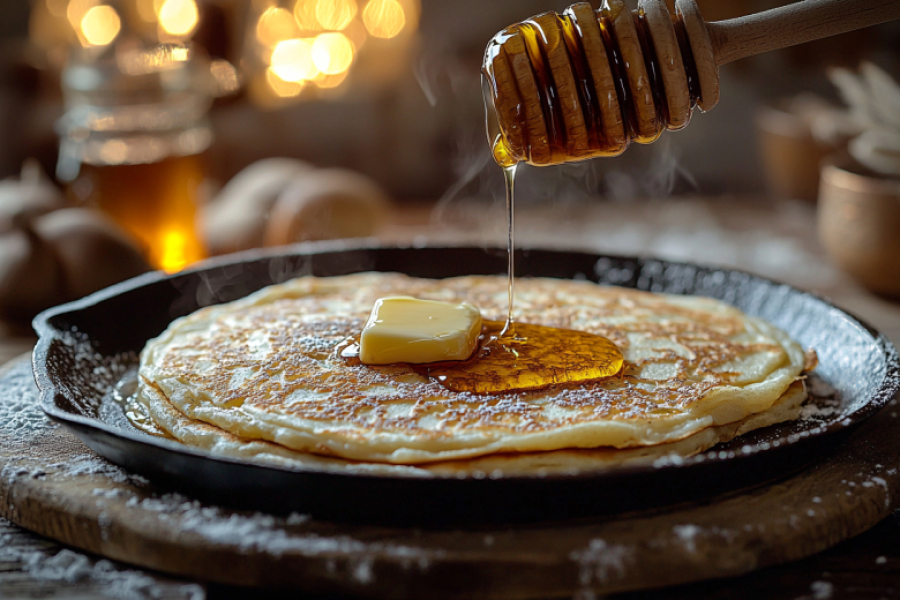 Готовлю заварные блины на кипятке: всегда тонкие, эластичные и ажурные. Простой трюк для нереальной вкусноты