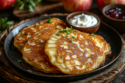 Дольки яблок и щепотка манки &mdash; к чаю подаю драники нежнее облака: этот рецепт повторяю каждый август