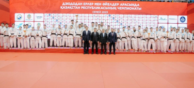 Область Абай на пьедестале – в Семее определились победители чемпионата РК по дзюдо