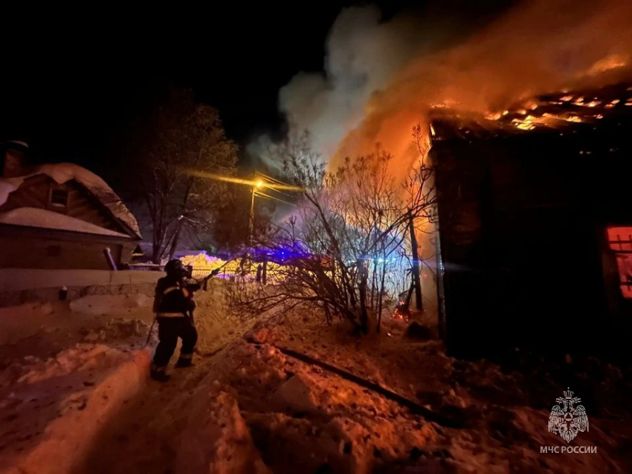 &lrm;В Арском районе на пожаре погиб мужчина