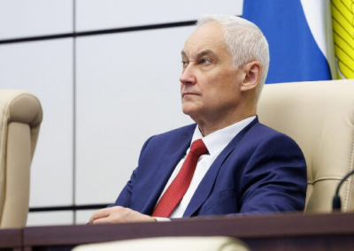 Белоусов поздравил освободителей Боровой