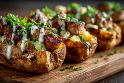 Тоже считаете, что перепробовали все рецепты с картошкой? Эти лодочки вас удивят