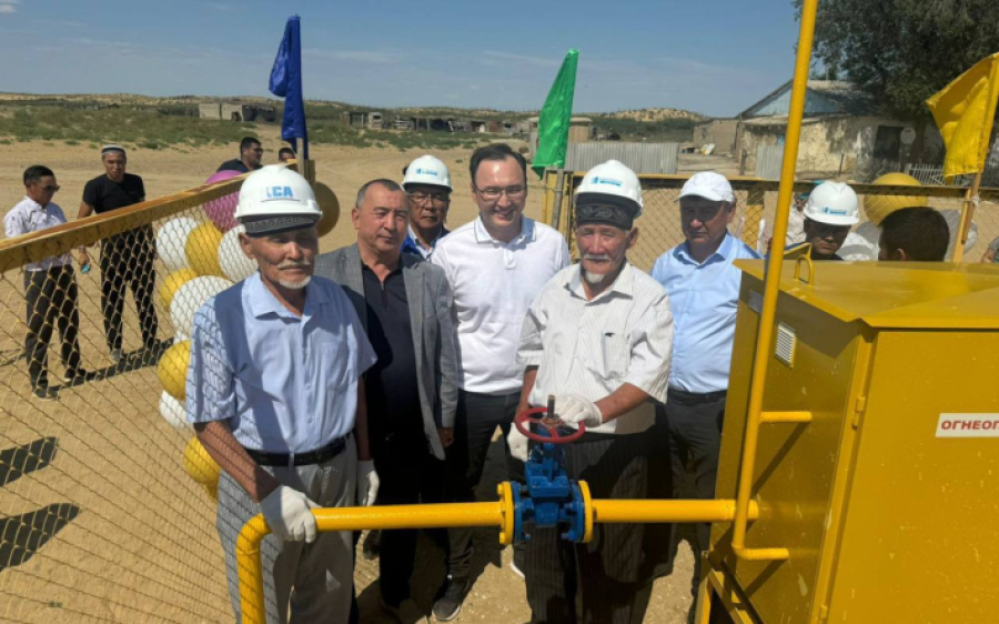 Природный газ провели в отдаленное село Актюбинской области