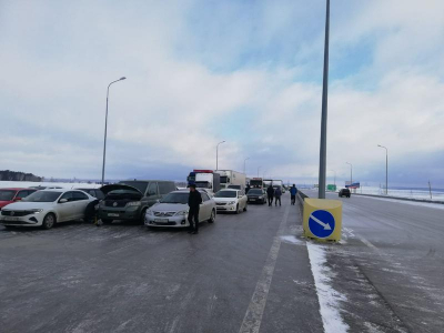 В Карагандинской и Акмолинской областях ограничили движение транспорта