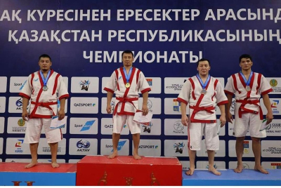 Успех армейских спортсменов на чемпионате Казахстана по қазақ күресі