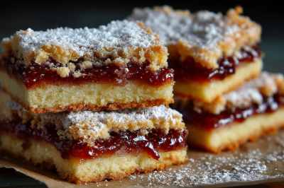 Песочные полоски, которые пекли в СССР: рассыпчатые, нежные и с хрустящей крошкой сверху