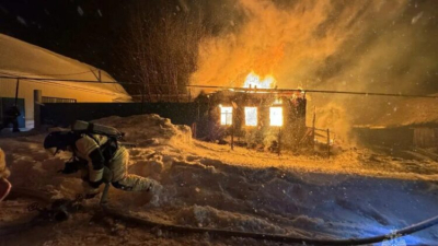 В деревне Татарская Тулба сгорел частный дом, погиб мужчина