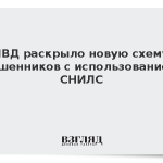 МВД раскрыло новую схему мошенников с использованием СНИЛС