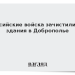 Российские войска зачистили 94 здания в Доброполье