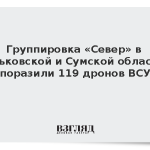 Группировка «Север» в Харьковской и Сумской областях поразила 119 дронов ВСУ
