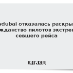 Flydubai отказалась раскрыть гражданство пилотов экстренно севшего рейса