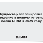 Бундесвер запланировал приведение в полную готовность полка БПЛА к 2029 году