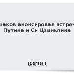 Ушаков анонсировал встречу Путина и Си Цзиньпина