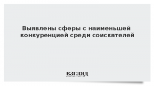 Выявлены сферы с наименьшей конкуренцией среди соискателей