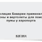 Полиция Баварии применила дроны и вертолеты для поиска пумы у аэропорта