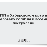 В ДТП в Хабаровском крае два человека погибли и восемь пострадали