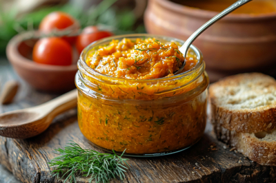 Ленивая икра из перца и кабачков — любимая зимняя закуска. Просто, вкусно и без лишних хлопот