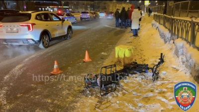 Смертельное ДТП в Казани - последние минуты жизни юноши-курьера на велосипеде попали на видео 24/01/2026 – Новости